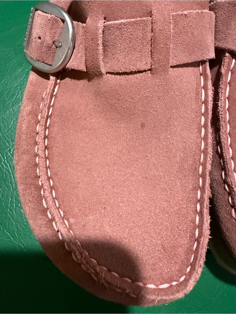 Birkenstock Suede Slides in Rose Pink size 41 - Picture 6 of 9